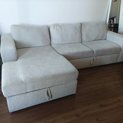 Sebastian Cream White Sectional From Living Spaces