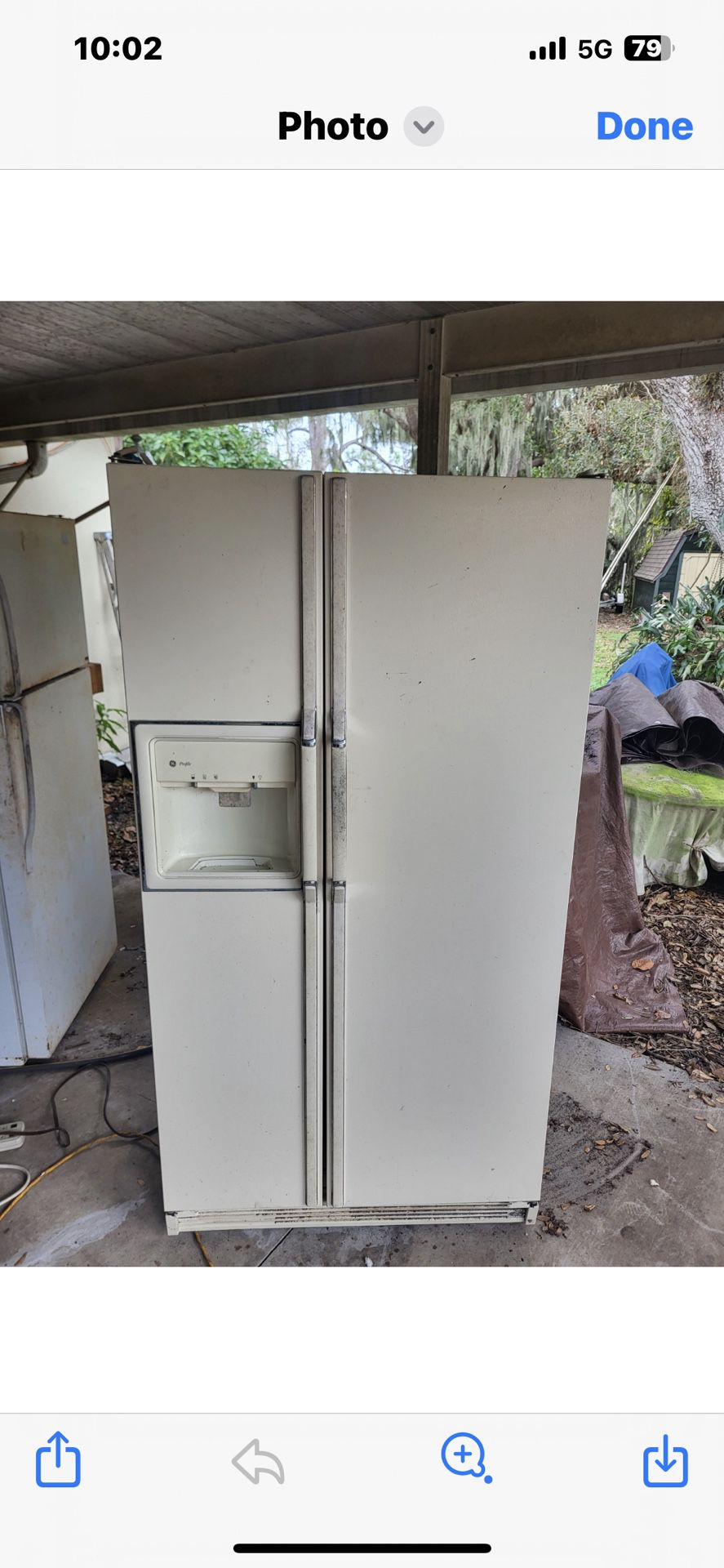 GE Side-By-Side Refrigerator, GE Profile