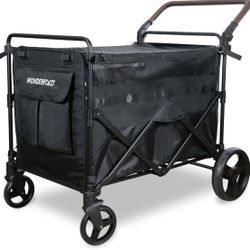 WonderFold Max Pet Stroller - Large Pet Stroller for Big Dogs or Multiple Pets