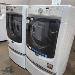 💯👌Maytag WASHER AND ELECTRIC DRYER 👌 WITH WARRANTY 