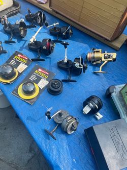 Collection of vintage fishing reels