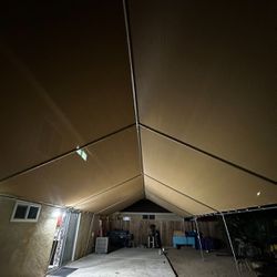 20x40 Canopy  Tent Mesh Tarp/white Tarp
