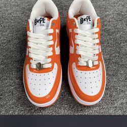 Orange And White Bapes 