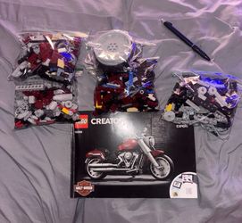 RETIRED RARE LEGO CREATOR EXPERT Harley Davdison Fat Boy #10269 (Bagged in order