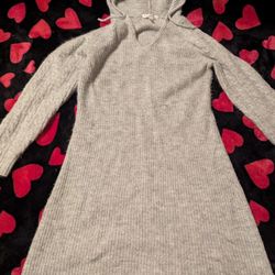 Grey Hoodie Dress
