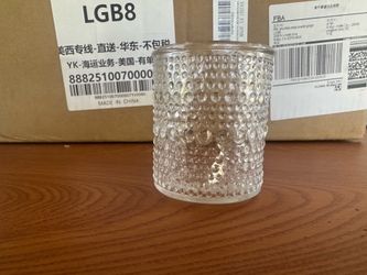 Tea light glasses straight x36