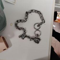 Dog choke chain collar