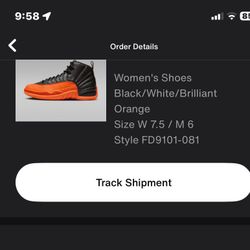 Air Jordan 12 WNBA All-Star “Brilliant Orange” (Women’s 7.5) — Worn Once