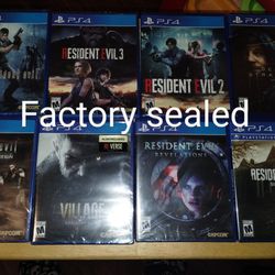 Sealed And Used PS4 Games Read Description 