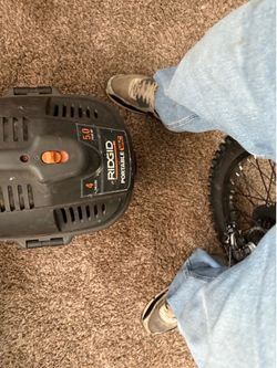 Rigid 5 hp shop vac. Excellent I love the shot back.