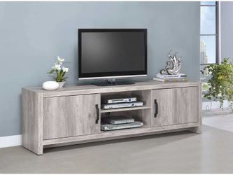 Kayla Grey Driftwood 71" TV Console