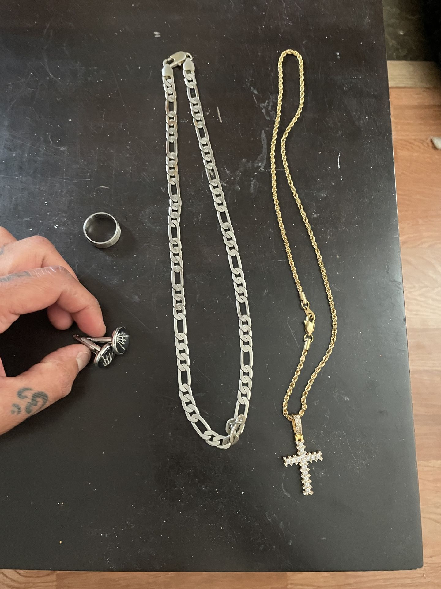 Jewelry Gold Plated W/ Silver