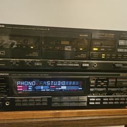 Pioneer Audio/ Video Receiver +Double Cassette