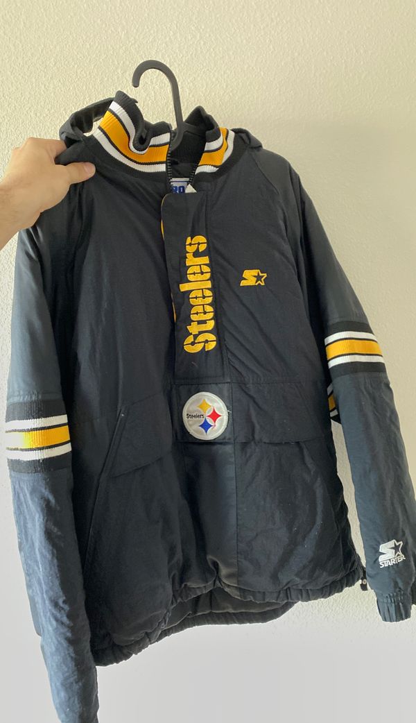 VINTAGE starter Jacket. Steelers Youth Large. for Sale in 
