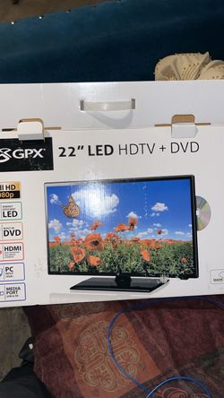 GPX 22" LED HDTV with Built-In DVD Player