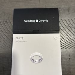 *Brand New* Oura Ring 4 Ceramic Cloud 10 Set