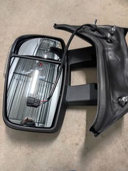 Ford Transit right side Mirror with Wiring