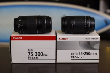 Canon 55-250 75-300!