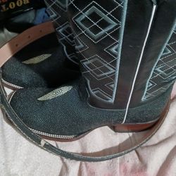 Mantaray Boots Original Size 10 Belt 34 $300