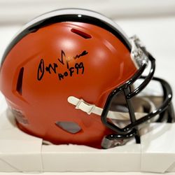 Ozzie Newsome Cleveland Browns Autographed Mini Speed Helmet TRI STAR Certified