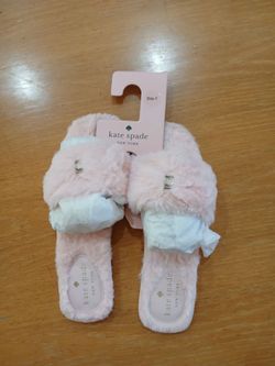 KATE SPADE PINK SLIPPERS Size 7