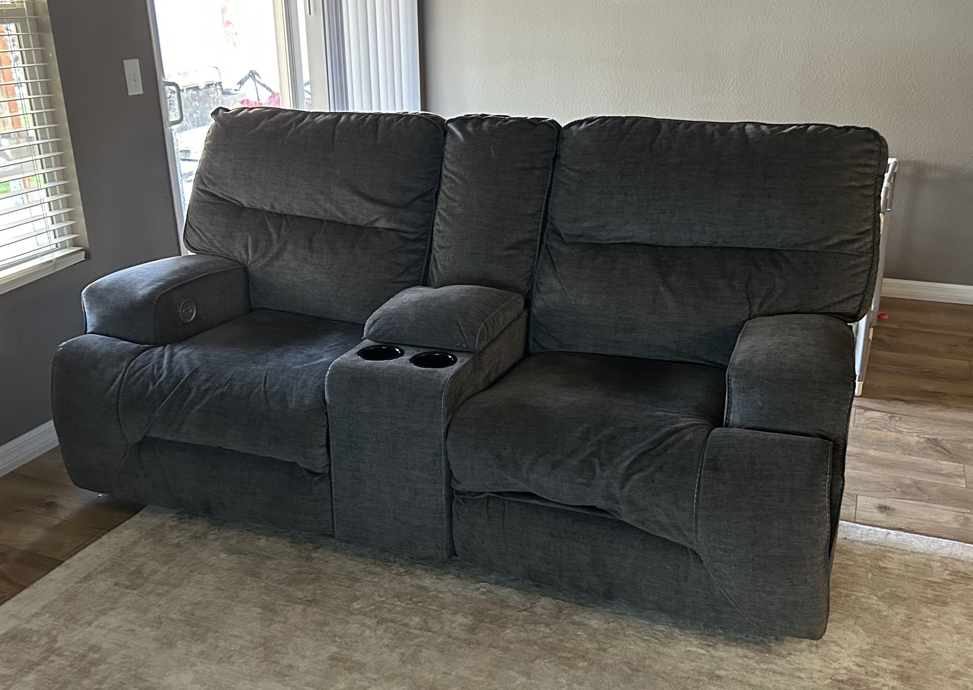 Power Love Seat And Sofa - Couches