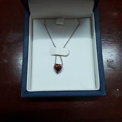 BIG SALE...Blue Nile Cute Necklace With Heart Charm