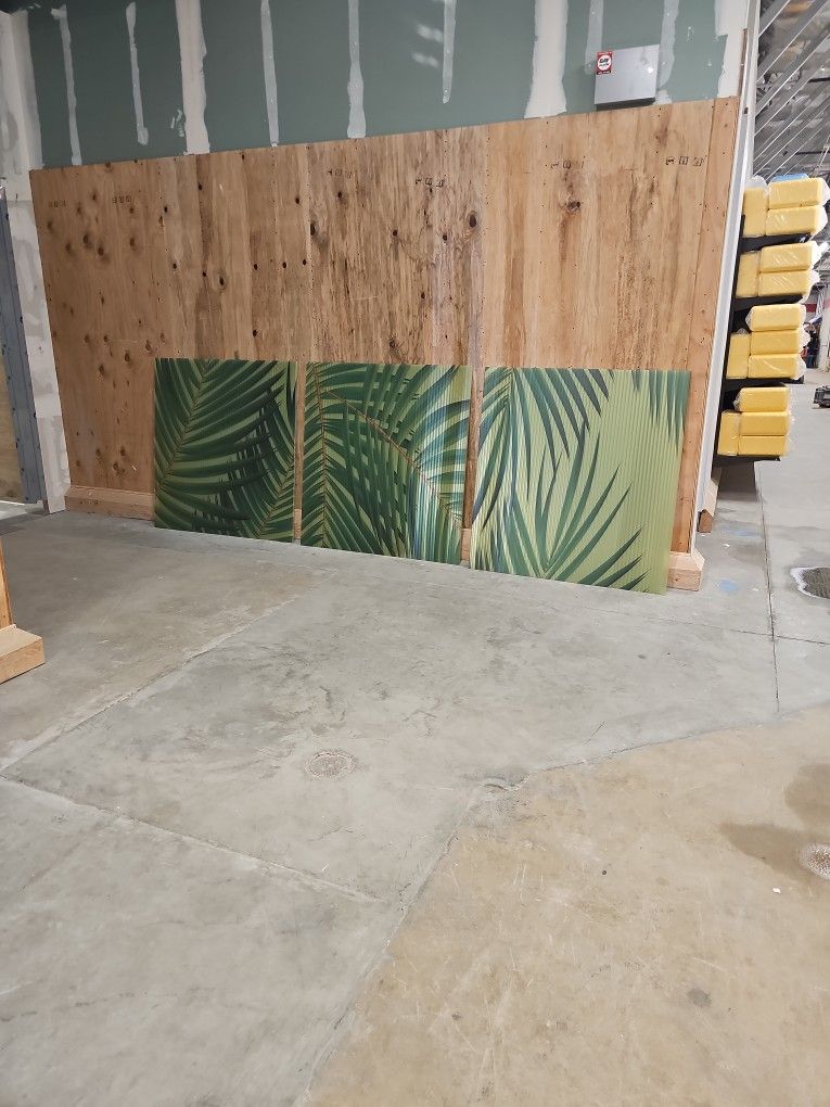 Decorative Poly Plexi Palm Panels