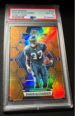 2023 Mosaic Shaun Alexander Honeycomb GEM MT PSA 10