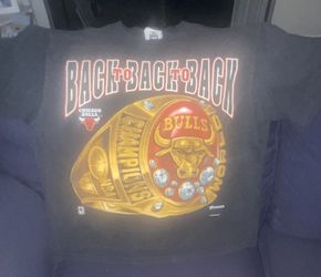 1991 Vintage Lee Chicago Bulls Championship TShirt Sz L. 
