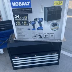 Kobalt Drill And Impact For $140 And Crafstman Toolbox For $180