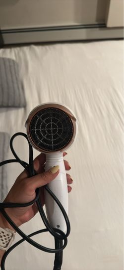 White and Rose Gold Hair Dryer