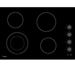 30 Inch Electric Cooktop 4 Burners,3000 Watt Dual-Ring Burner for Quick Boil,Shatterproof Glass, Knob Switch, 9 Heating Level, Drop-in Electric Stove 