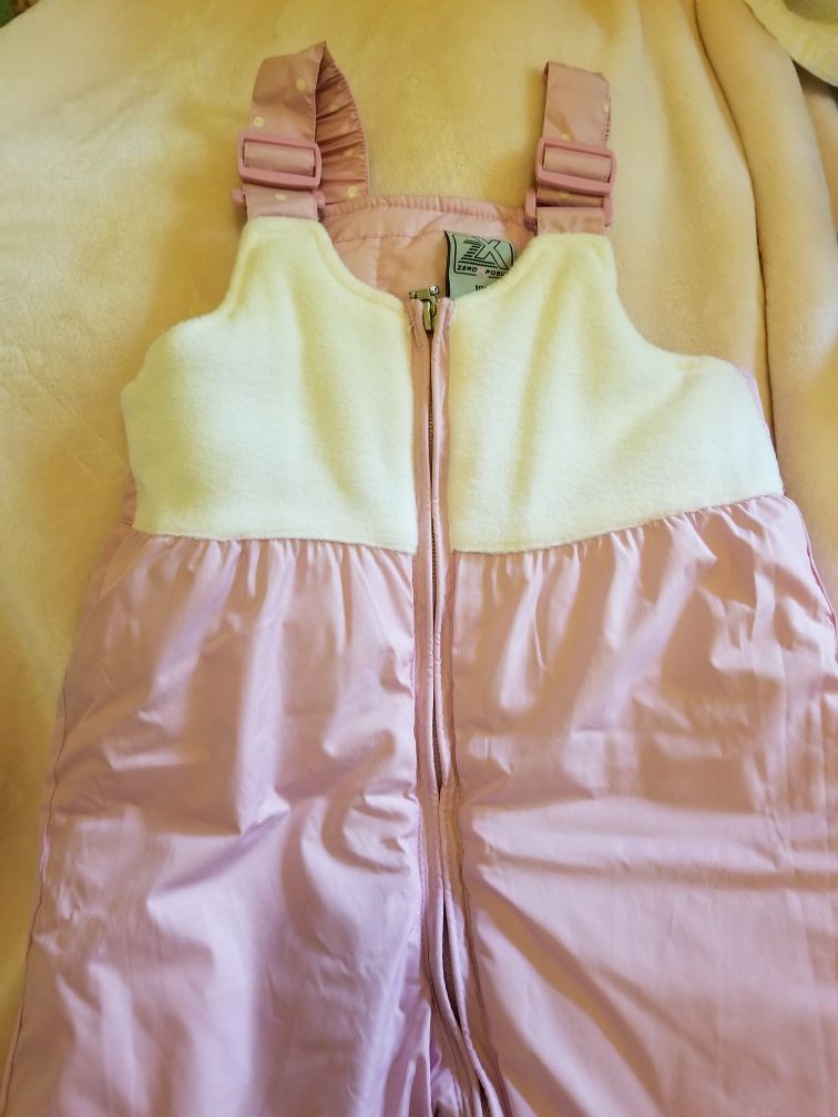 Brand new! Pink snow suit / overalls, 18M