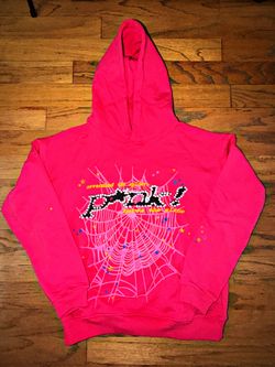 Sp5der “Nevermind the Spider, Here’s the Slime” Pink Hoodie