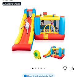 Jumpy House With Slide