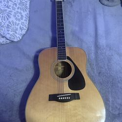 Vintage Yamaha acoustic guitar