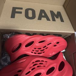 Red Foam Runners