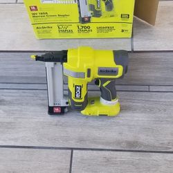ryobi 18v 18ga narrow crown stapler 