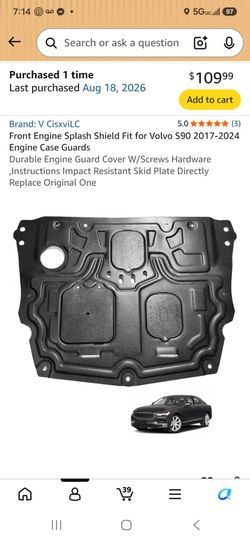 Engine splash guard