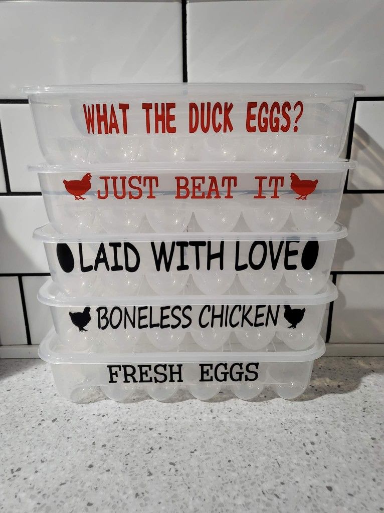 Egg Storage bins