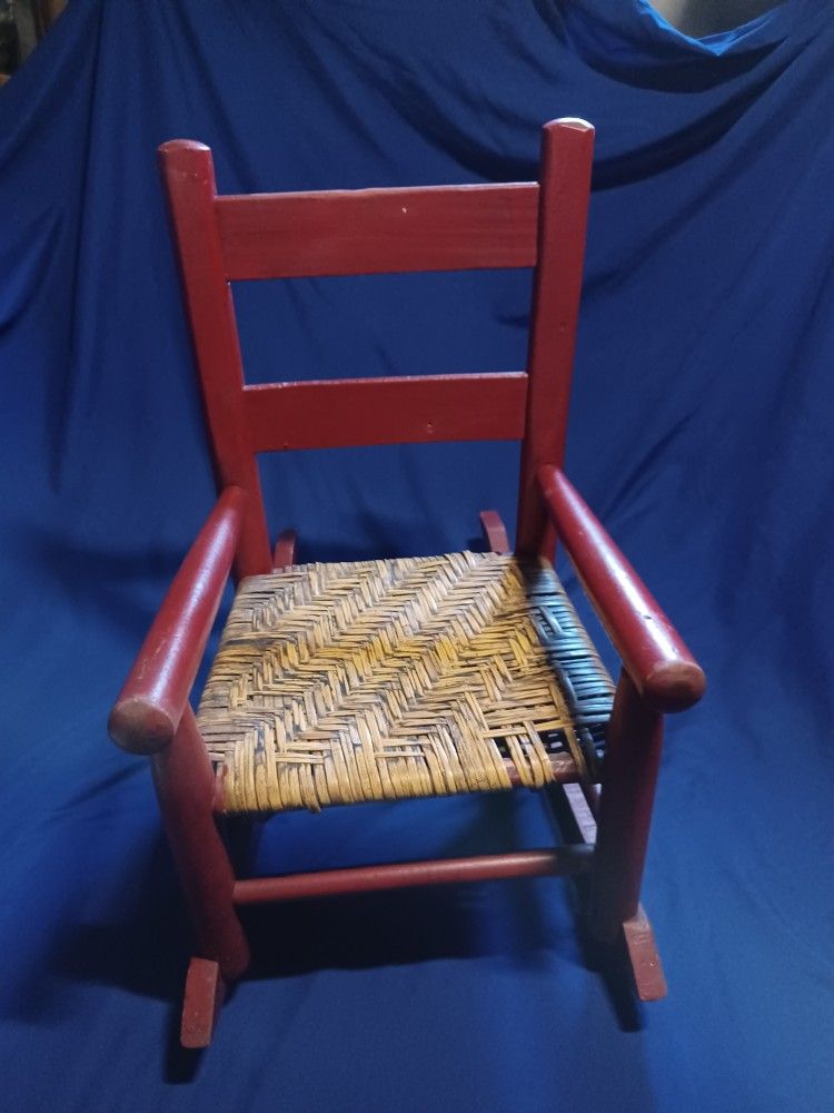1930s Antique Childern's Rocking Chair ALL ORIGINAL
