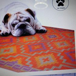 Waterproof Outdoor Patio Or Porch Rug Made Of Plastic Brand New Still In Wrapping Please See Description