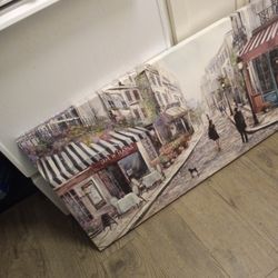 Oil Painting Of Cafe De France 40/21