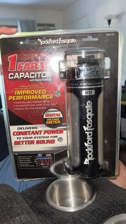 Rockford Fosgate 1 Farad Car Capacitor RFC1D