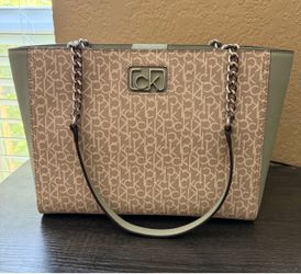 Calvin Klein Monogram Tote Bag