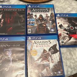 5 PS4 Games 