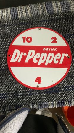 Vintage Dr Pepper Sign