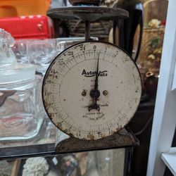 Rustic Farmhouse Metal Kitchen Scale Home Decor 