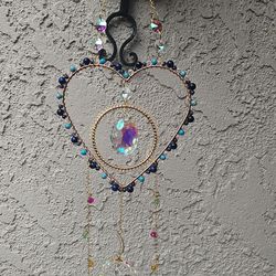 Blue stone suncatcher